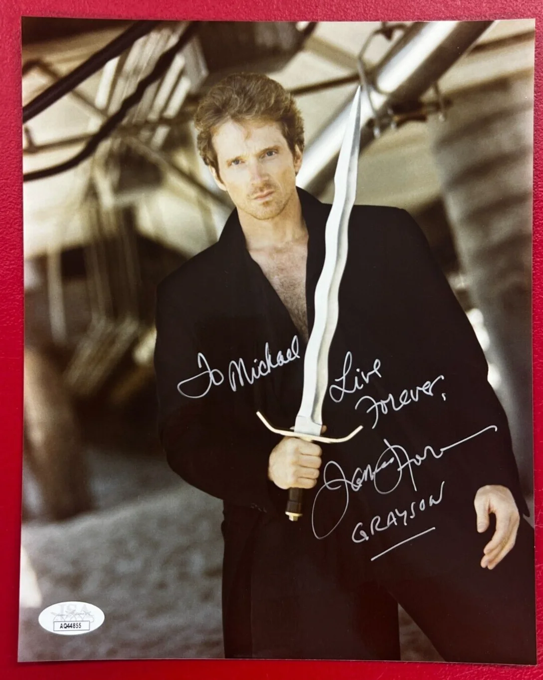 James Horan — James Horan Signed 8x10 Photograph JSA Cert. TV & Film Actor "Highlander" AUTO!, изображение 2