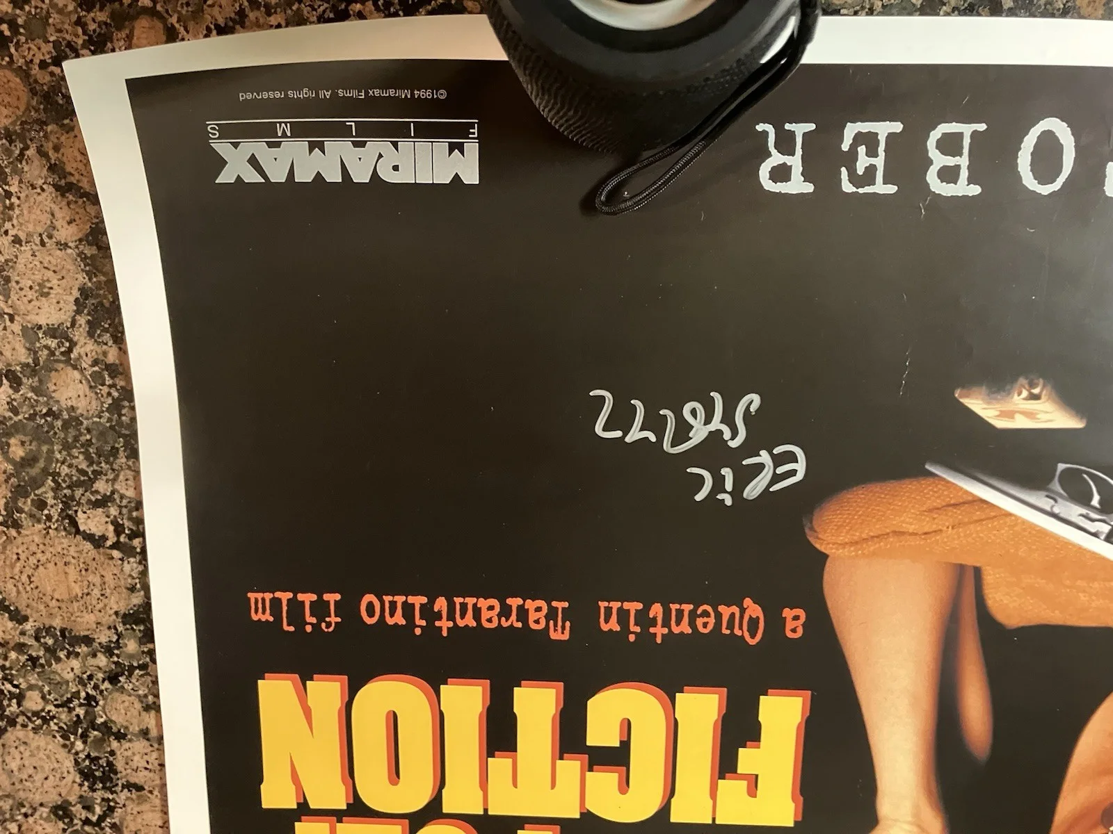 Pulp Fiction Cast Signed movie Poster 1994 27x40 Willis Jackson Travolta ++, изображение 3