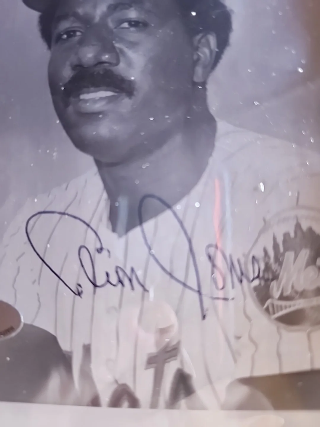 Clean Jones Signed Black And White Photo From 1973, image 2