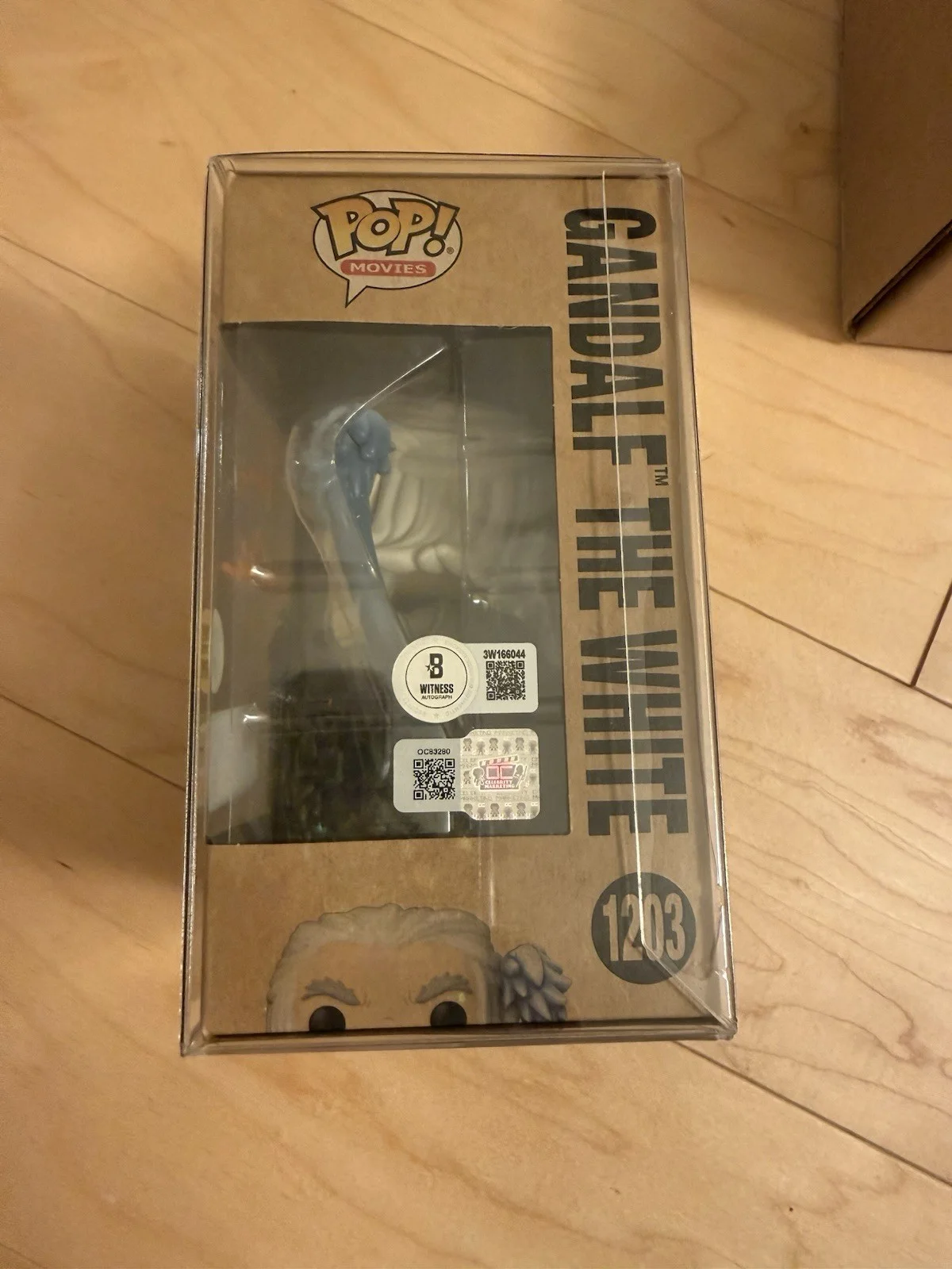 Ian McKellen — Ian McKellen Signed Gandalf Funko Lord of the Rings Authentic Autograph Beckett, изображение 5
