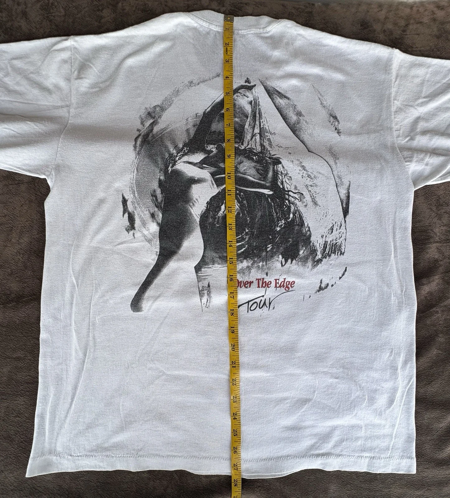 Vintage Hurricane 1988 Over The Edge T Shirt Autographed, image 5