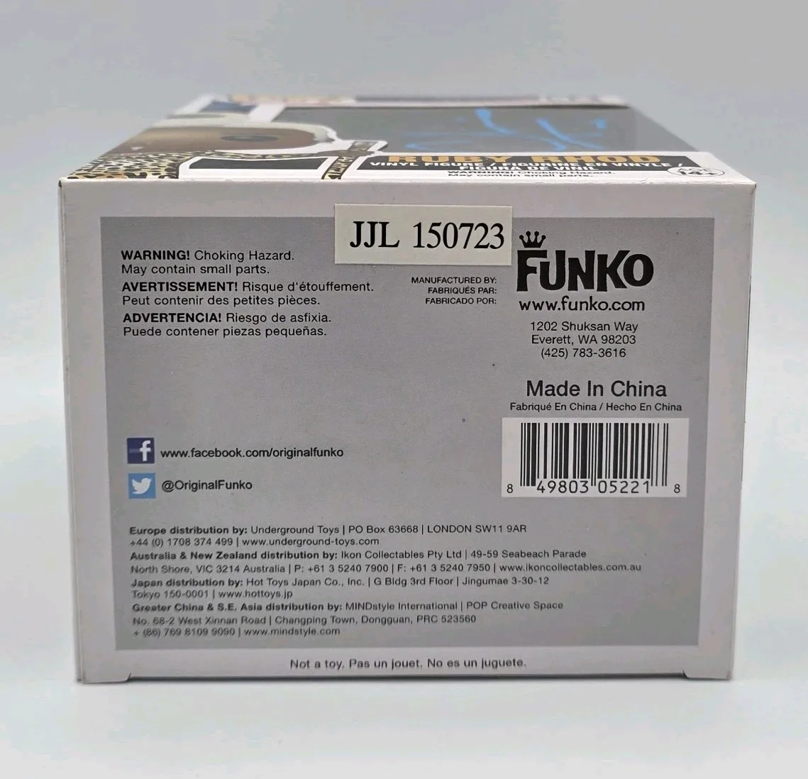 Chris Tucker — Chris Tucker Signed Rare Ruby Rhod The Fifth Element Funko Pop 192 Beckett, изображение 5