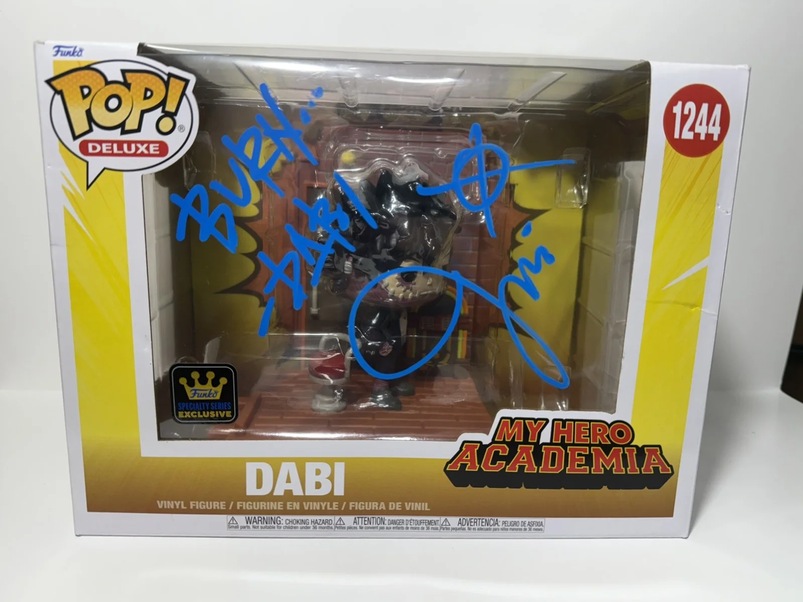 Jason Liebrecht — My Hero Academia Dabi #1244 Signed Funko Pop - Jason Liebrecht - JSA