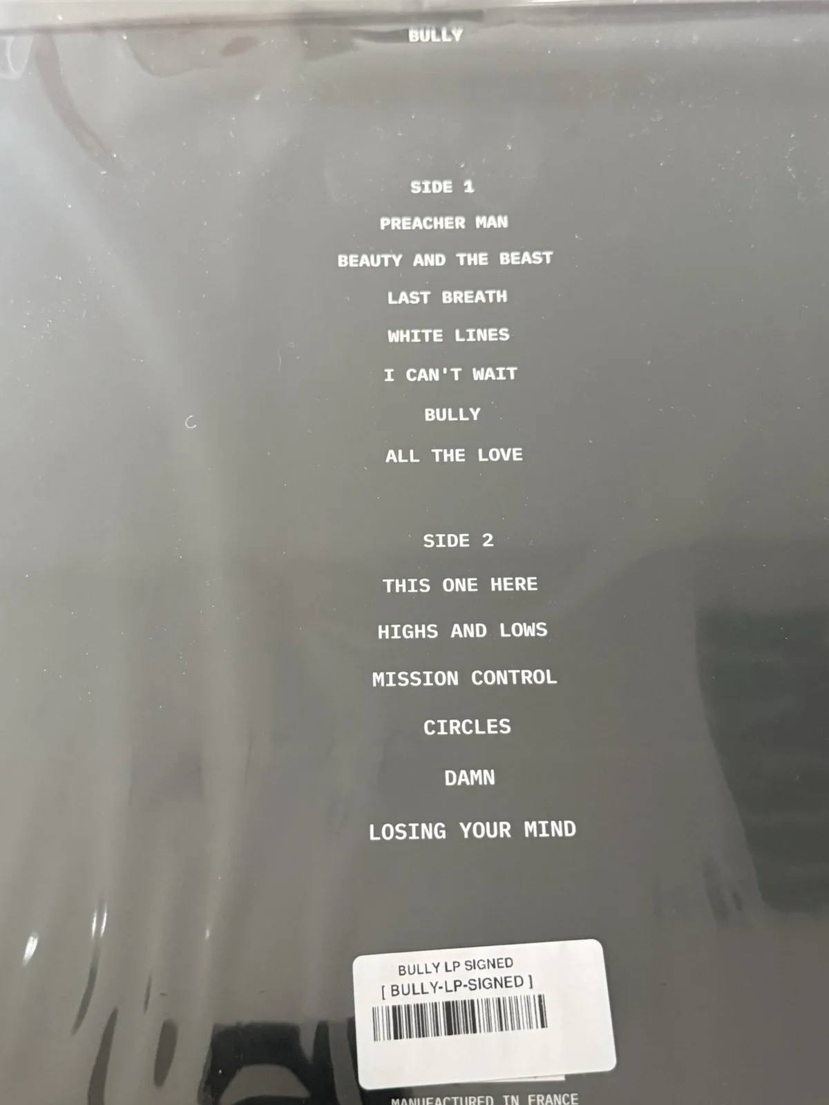 SIGNED Ye Kanye West - Bully Vinyl Record LP Autographed- FAST SHIPPING, image 3