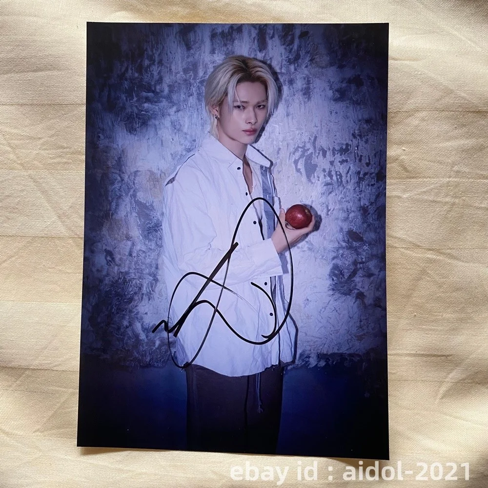 ENHYPEN Autographed Signed THE SIN VANISH Still Knife Photo K-POP 5*7 2026, изображение 3