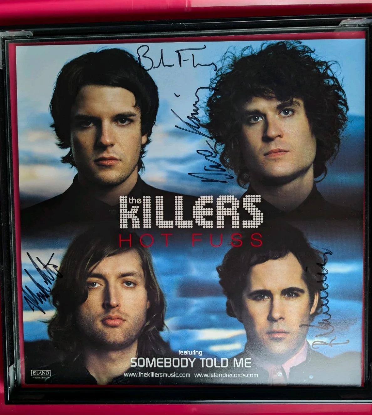 Rare 2004 THE KILLERS Memorabilia Lot Autographed Handwritten Set List & More!, image 4