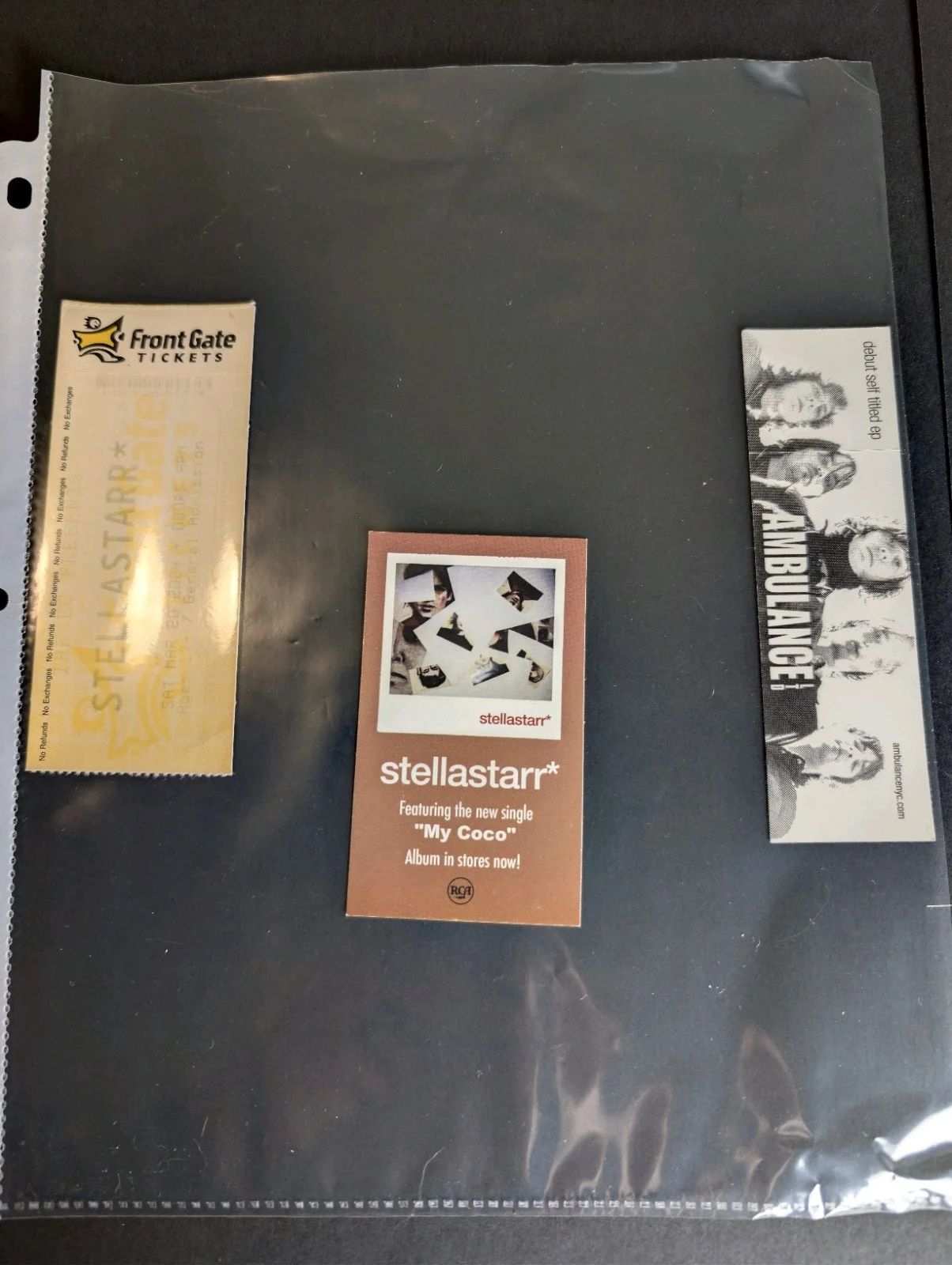 Rare 2004 THE KILLERS Memorabilia Lot Autographed Handwritten Set List & More!, image 5
