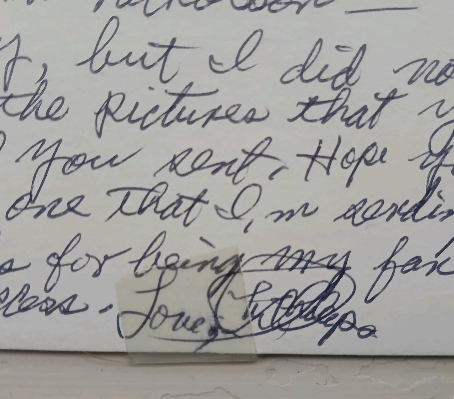 phil phillips handwritten signed 3.5x5 cardboard sea of love singer, изображение 2