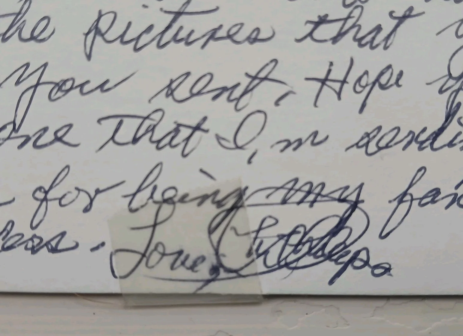 phil phillips handwritten signed 3.5x5 cardboard sea of love singer, изображение 3
