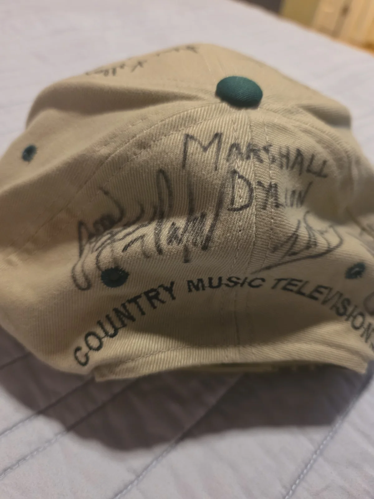 Vintage CMT Country Music Television Multi Signed Hat Toby Keith + More, image 5