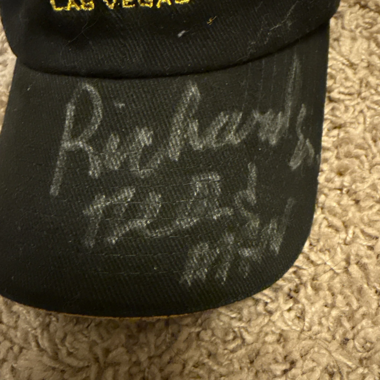 Pawn Stars Signed Hat Richard Harrison Sr. The Old Man Autograph Las Vegas, image 2