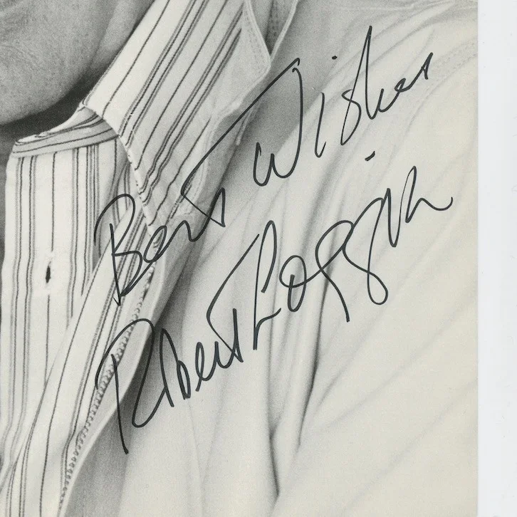 Robert Loggia Necessary Roughness Autographed Signed 8x10 Photo AMCo COA, image 2