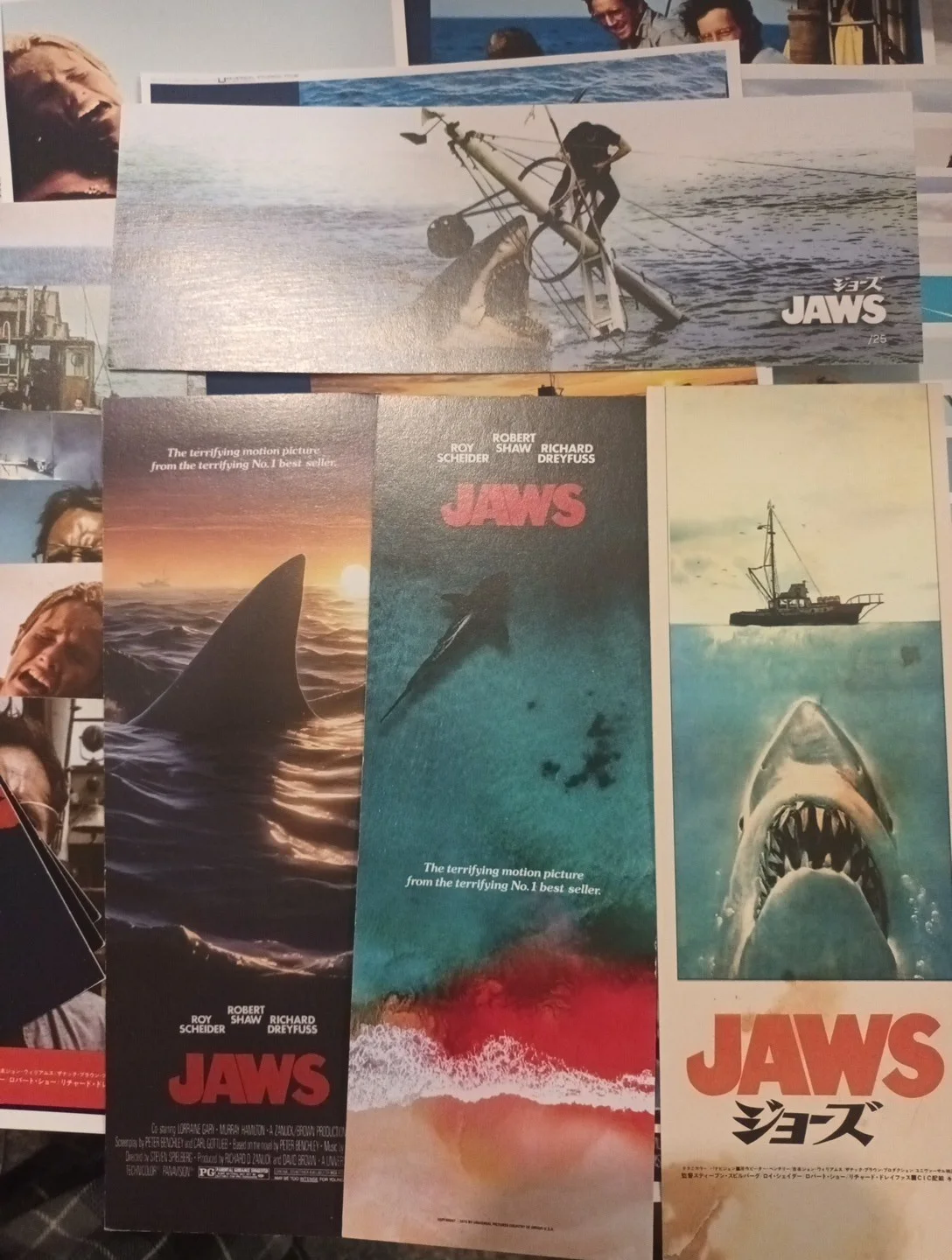 Jaws 1975. Bundle Of 44 Unofficial Lobby Cards & 8 Bookmarkers. New., изображение 2
