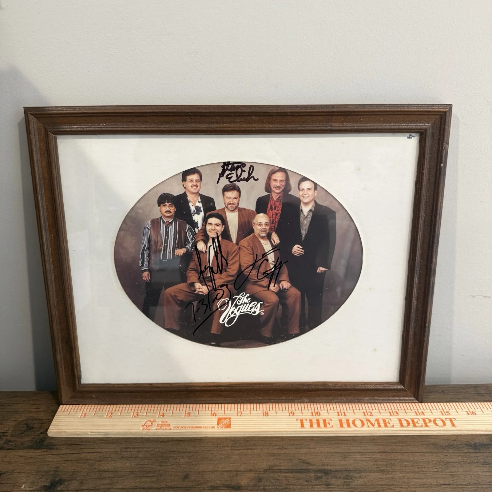 The Vogues Signed Framed Photo Autographed Vintage Vocal Group Display, image 3