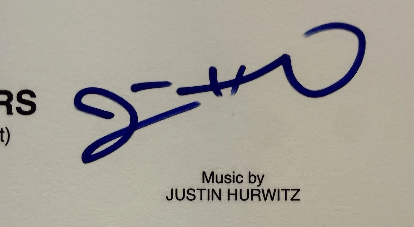 Justin Hurwitz — Justin Hurwitz Signed 8.5x11 LA LA Land City of Stars Music Sheet Beckett COA, изображение 2