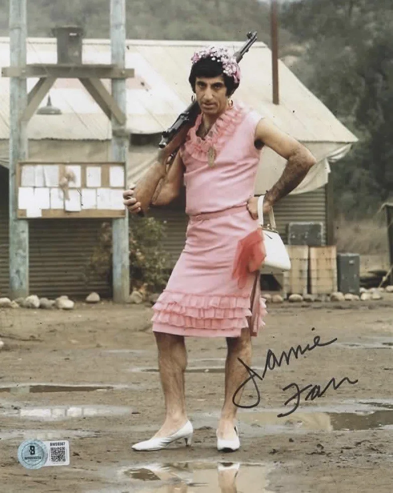 Jamie Farr — JAMIE FARR RARE SIGNED AUTOGRAPHED M.A.S.H 8x10 PHOTO COA BECKETT BAS KLINGER
