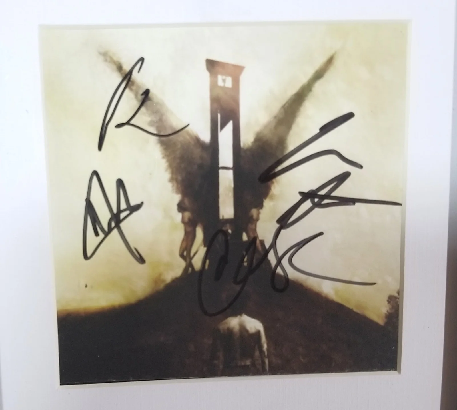 Coheed and Cambria SIGNED Good Apollo Burning Star Vol One CD Framed Display JSA, image 2