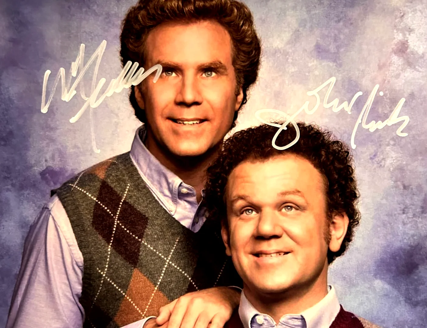 Will Ferrell, John C. Reilly — STEP BROS. Signed [Will Ferrell, John C. Reilly] 8x10" Authentic Autograph w/COA, image 3