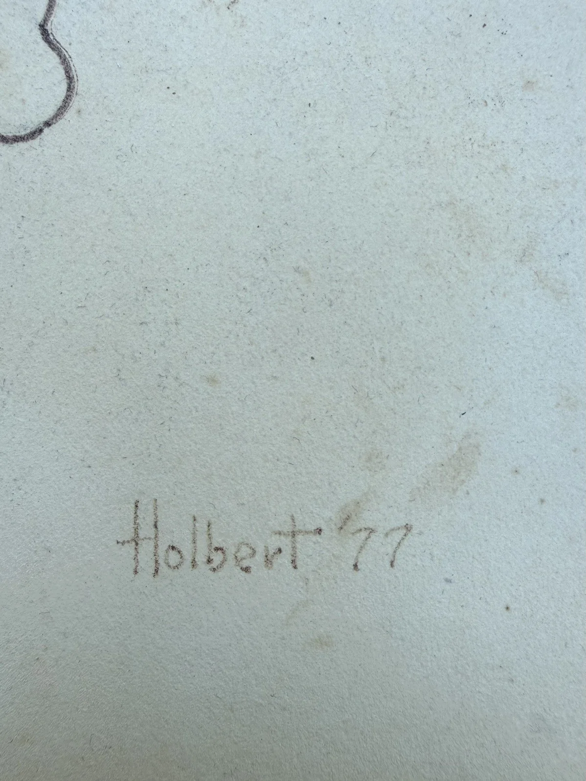 Bob Hope, Artist Holbert — Signed personalized caricature of Bob Hope, image 3
