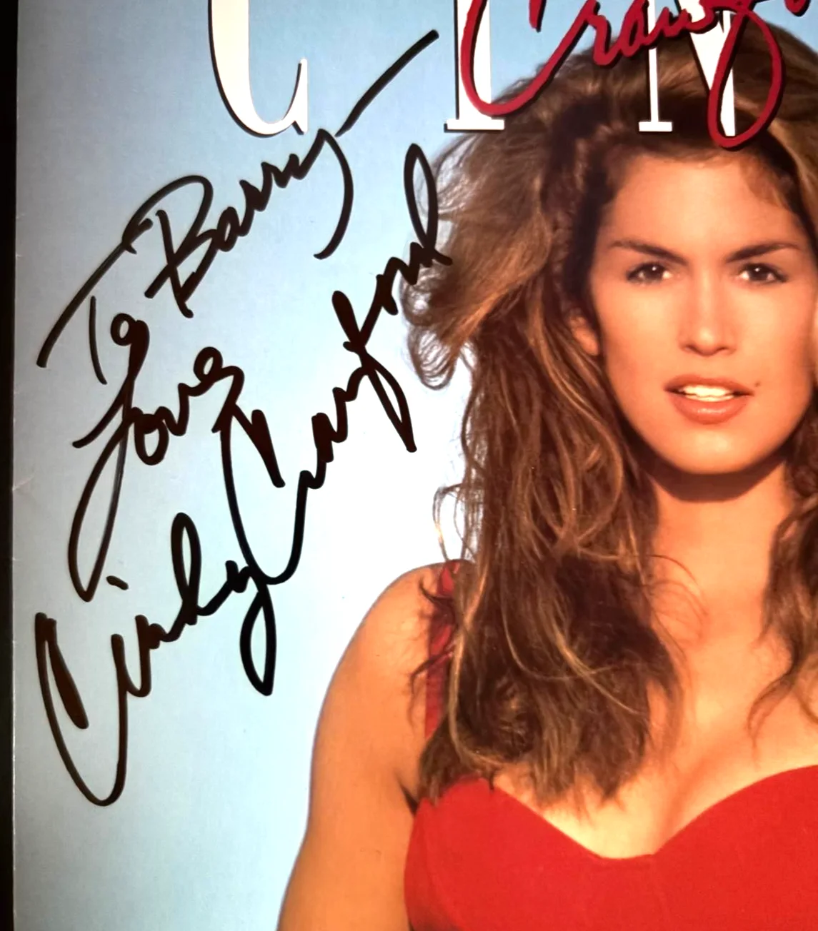 Cindy Crawford — CINDY CRAWFORD SIGNED AUTOGRAPHED 8X10 PHOTOGRAPH SUPERMODEL RARE PSA COA, изображение 3
