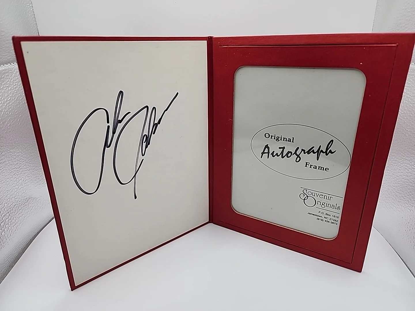 Vintage ALAN JACKSON country music autographed Photo Frame Book, изображение 4