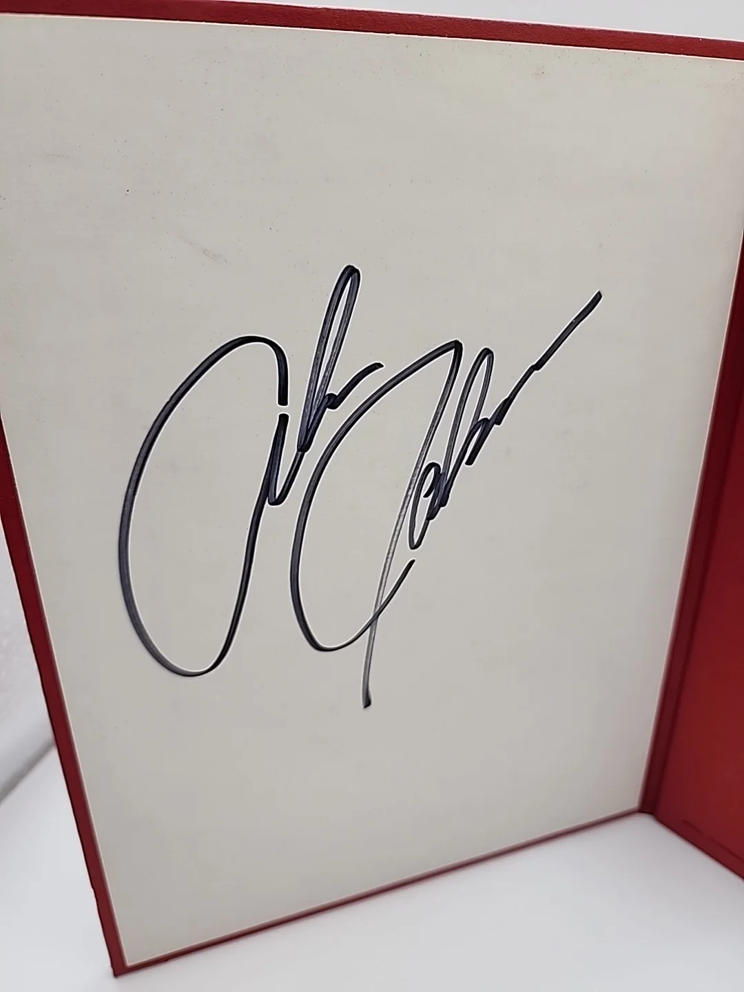 Vintage ALAN JACKSON country music autographed Photo Frame Book, изображение 5