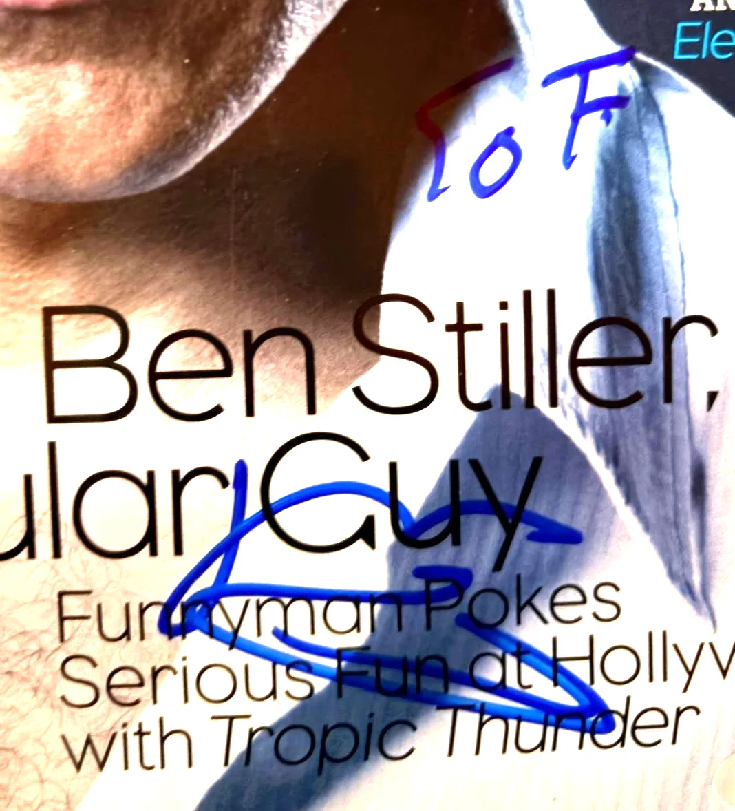 Ben Stiller — BEN STILLER SIGNED AUTOGRAPHED 8X10 PHOTOGRAPH ZOOLANDER TROPIC THUNDER PSA COA, изображение 3