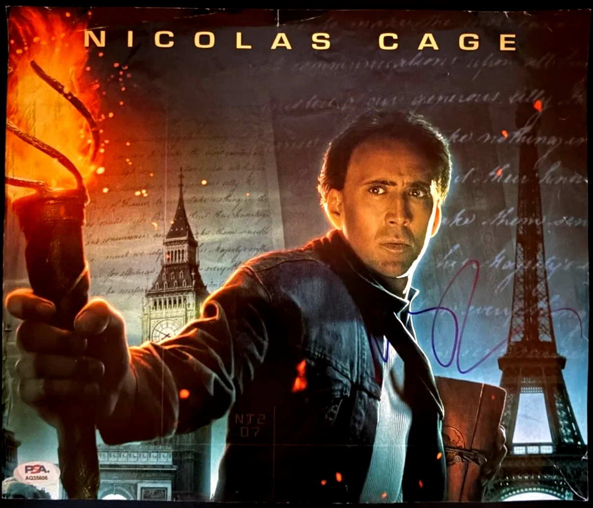 Nicholas Cage — NICOLAS CAGE SIGNED AUTOGRAPHED 8X10 PHOTO NATIONAL TREASURE RARE NIC PSA COA