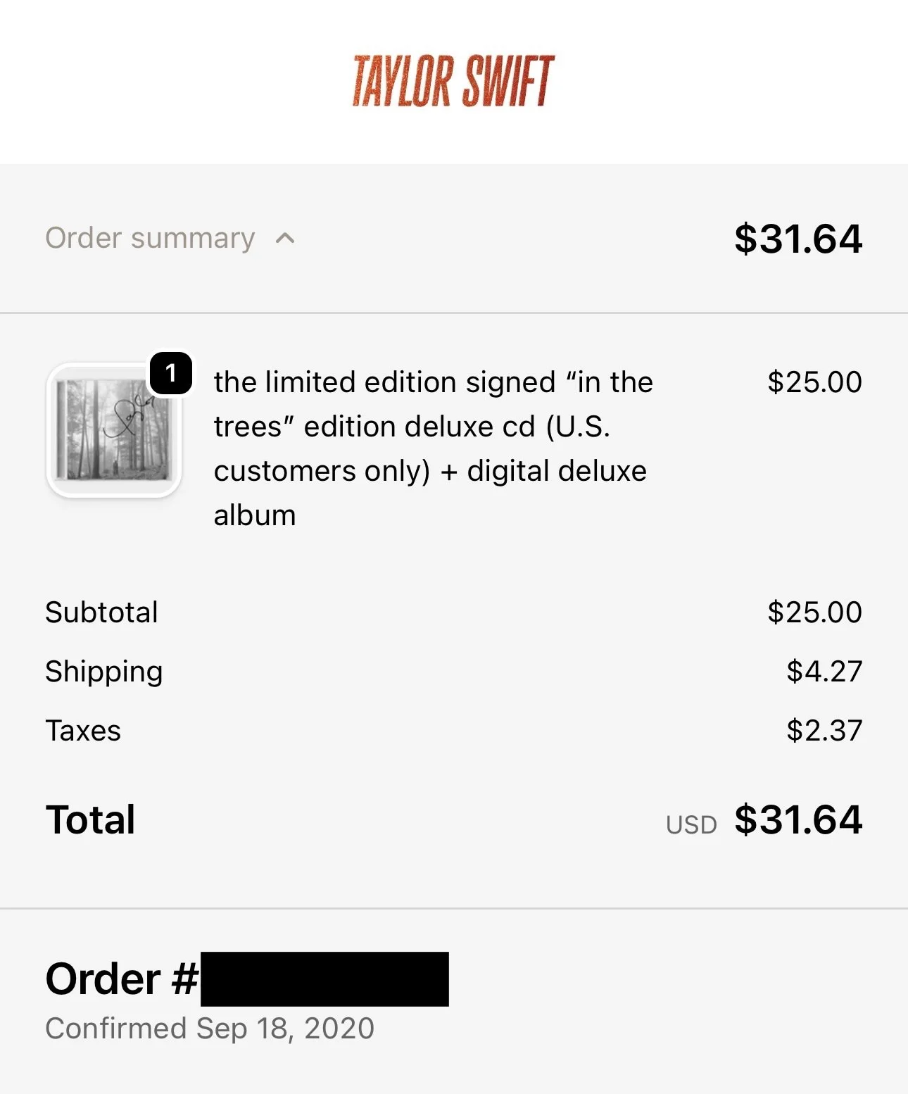 Taylor Swift Folklore + Evermore Signed CDs Bundle Sealed, image 5