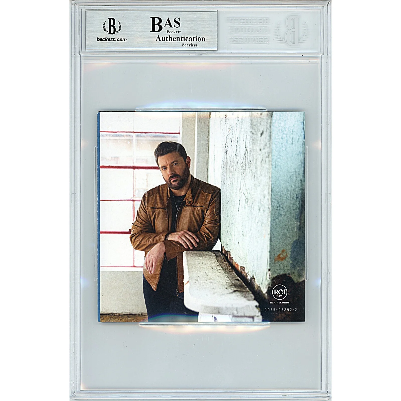 Chris Young — Chris Young Signed Famous Friends CD Cover Beckett BAS Slabbed Country Auto, изображение 4