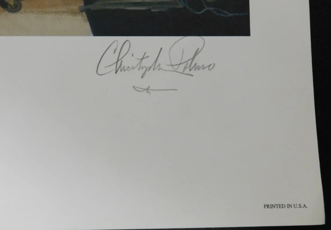 Christopher Paluso Signed 1993 Count Basie Limited Edition 16x20 Lithograph, image 2