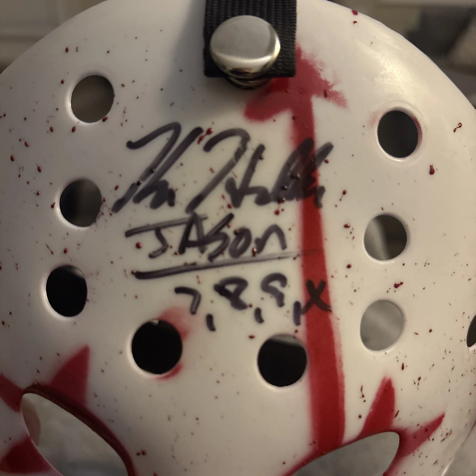 KANE HODDER SIGNED JASON HOCKEY MASK FRIDAY THE 13TH JSA AUTHENTICATED, изображение 2