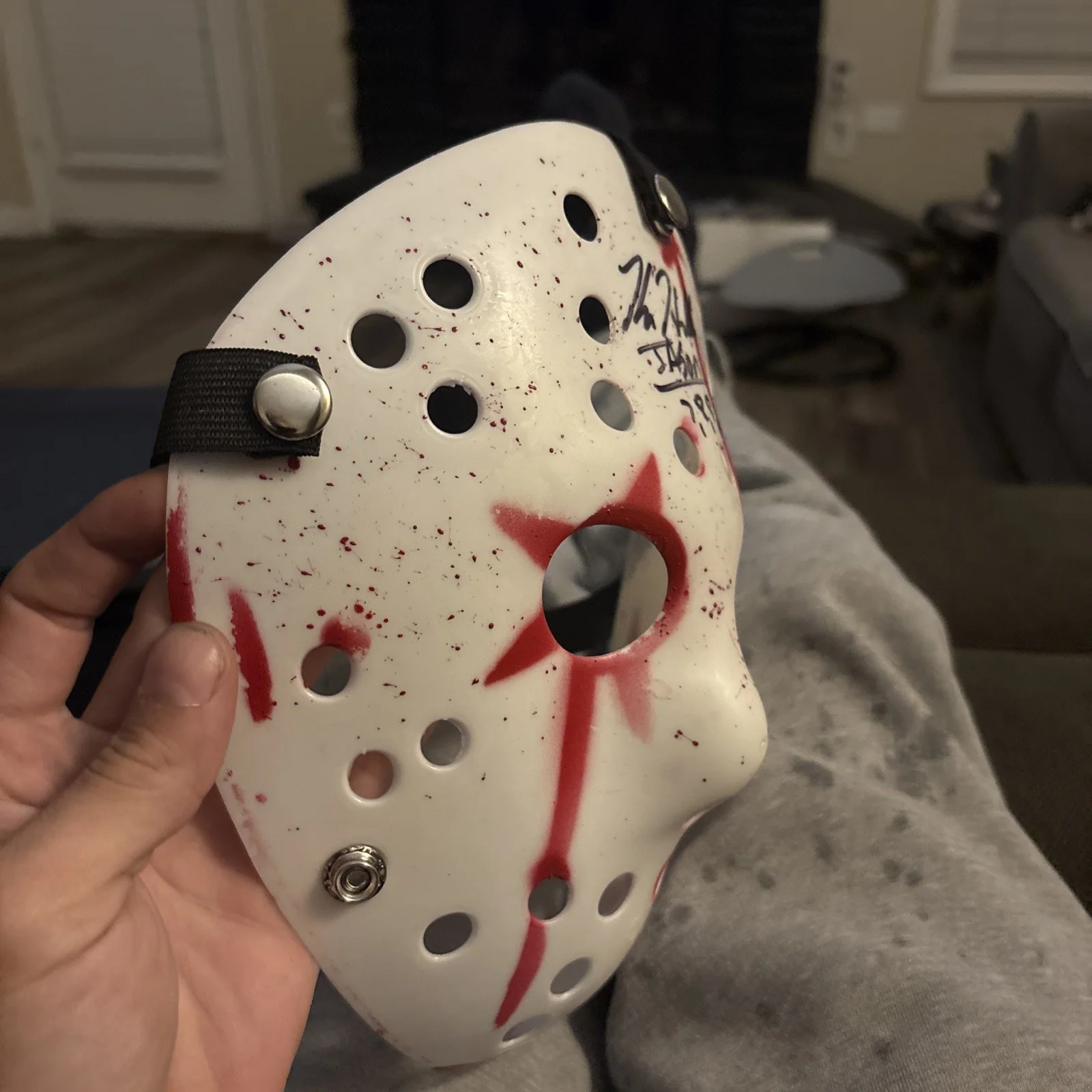 KANE HODDER SIGNED JASON HOCKEY MASK FRIDAY THE 13TH JSA AUTHENTICATED, изображение 4