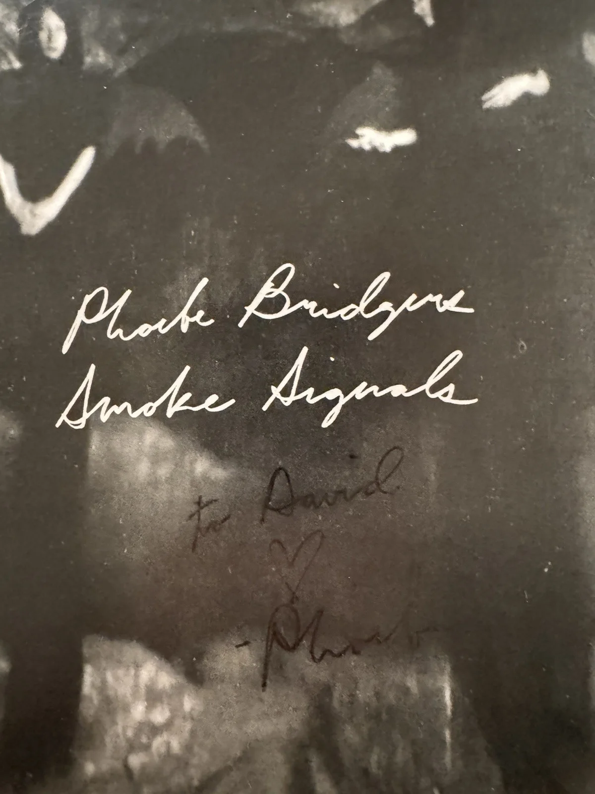 Phoebe Bridgers Smoke Signals Autographed Original Vinyl Record, изображение 2