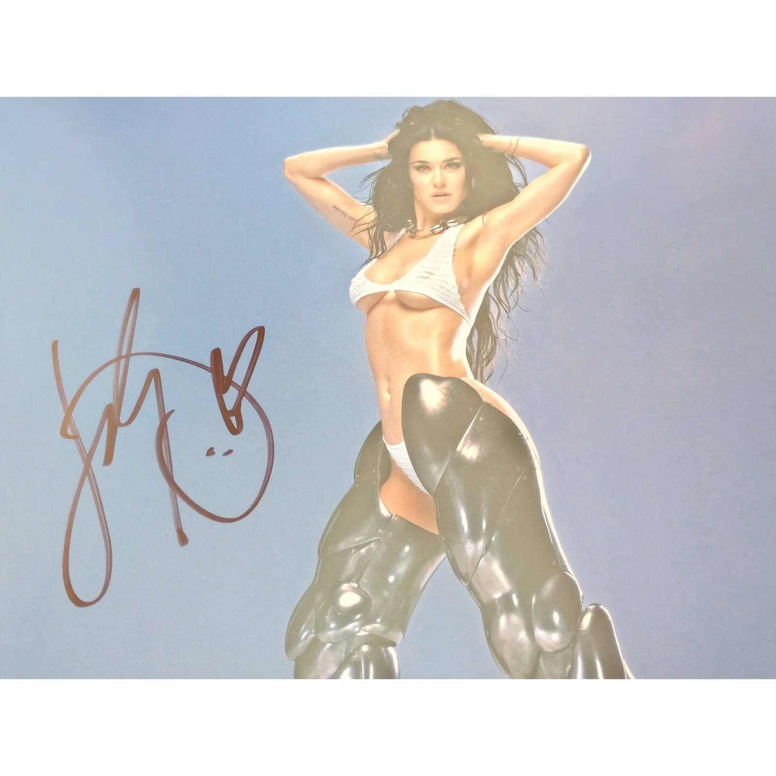 Katy Perry — Katy Perry Signed 143 Album Flat Beckett BAS Silver LP Vinyl Pop Dance Rock Auto, изображение 3