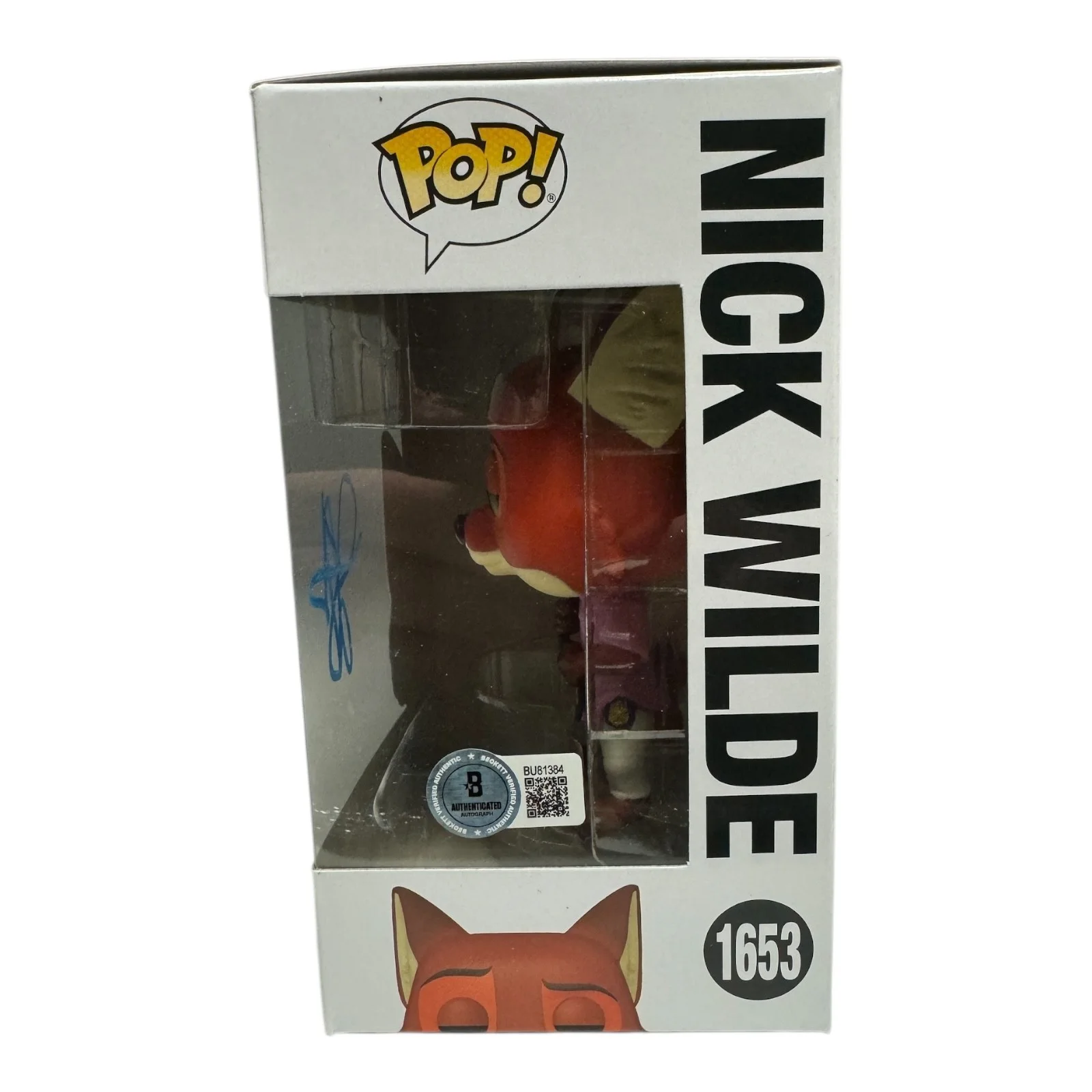 Jason Bateman — Jason Bateman Signed Autograph Zootopia 2 Funko Pop 1653 Beckett BAS, изображение 2