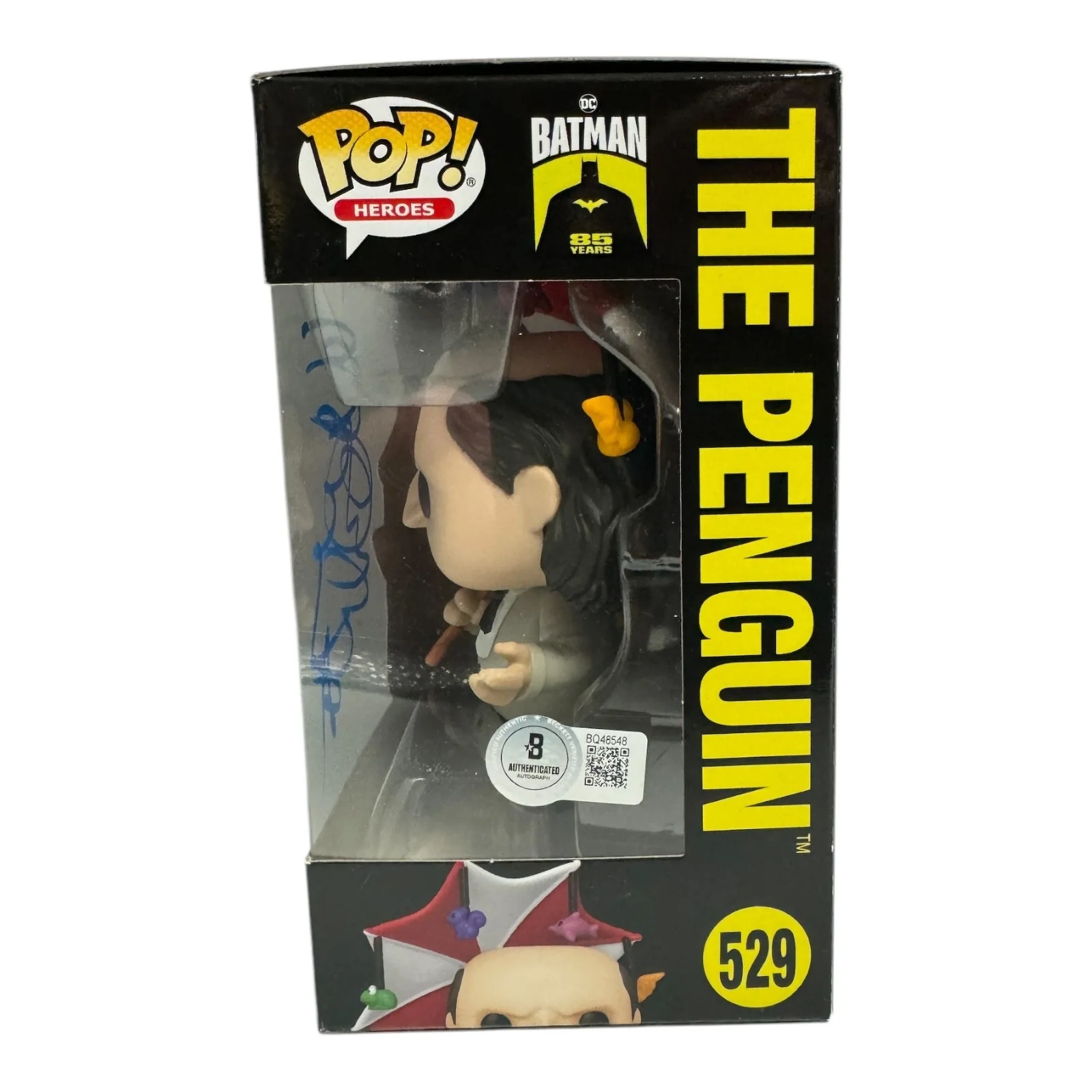 DANNY DEVITO — DANNY DEVITO SIGNED AUTOGRAPH BATMAN RETURNS FUNKO POP 529 BECKETT BAS PENGUIN, image 2