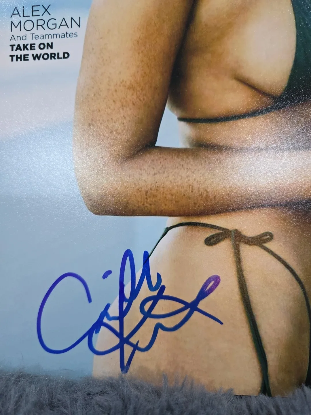 Beautiful CAMILLE KOSTEK SIGNED 11X14" PHOTO AUTO SI SWIMSUIT MODEL JSA COA, image 2
