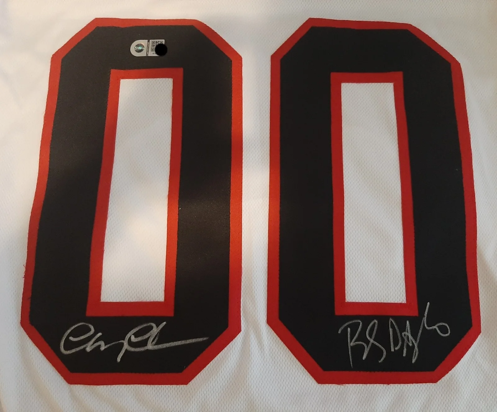 Beverly D'angelo, Chevy Chase — Christmas Vacation Griswold Dual Autographed Hockey Jersey w/ SWAU COA, изображение 4