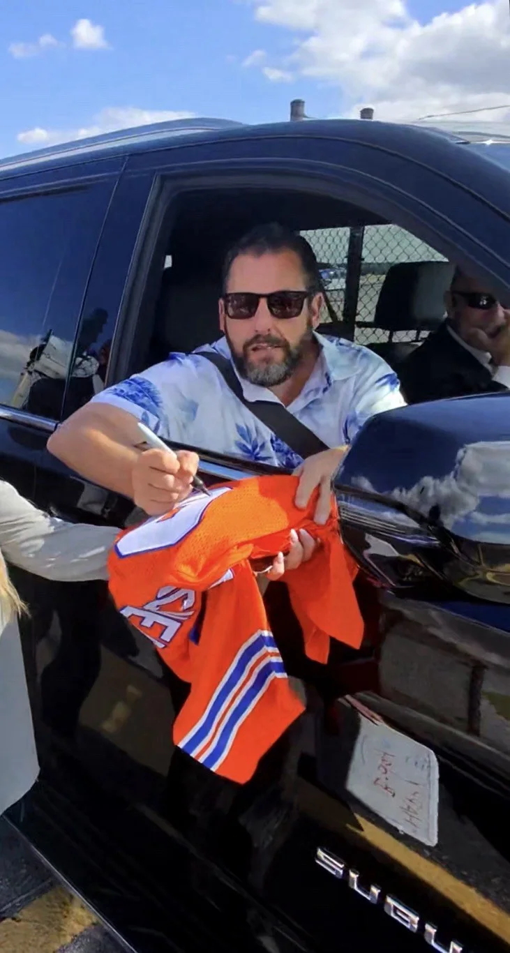 ADAM SANDLER BOBBY BOUCHER SIGNED AUTHENTIC JERSEY WITH JSA/COA *PROOF*, image 2