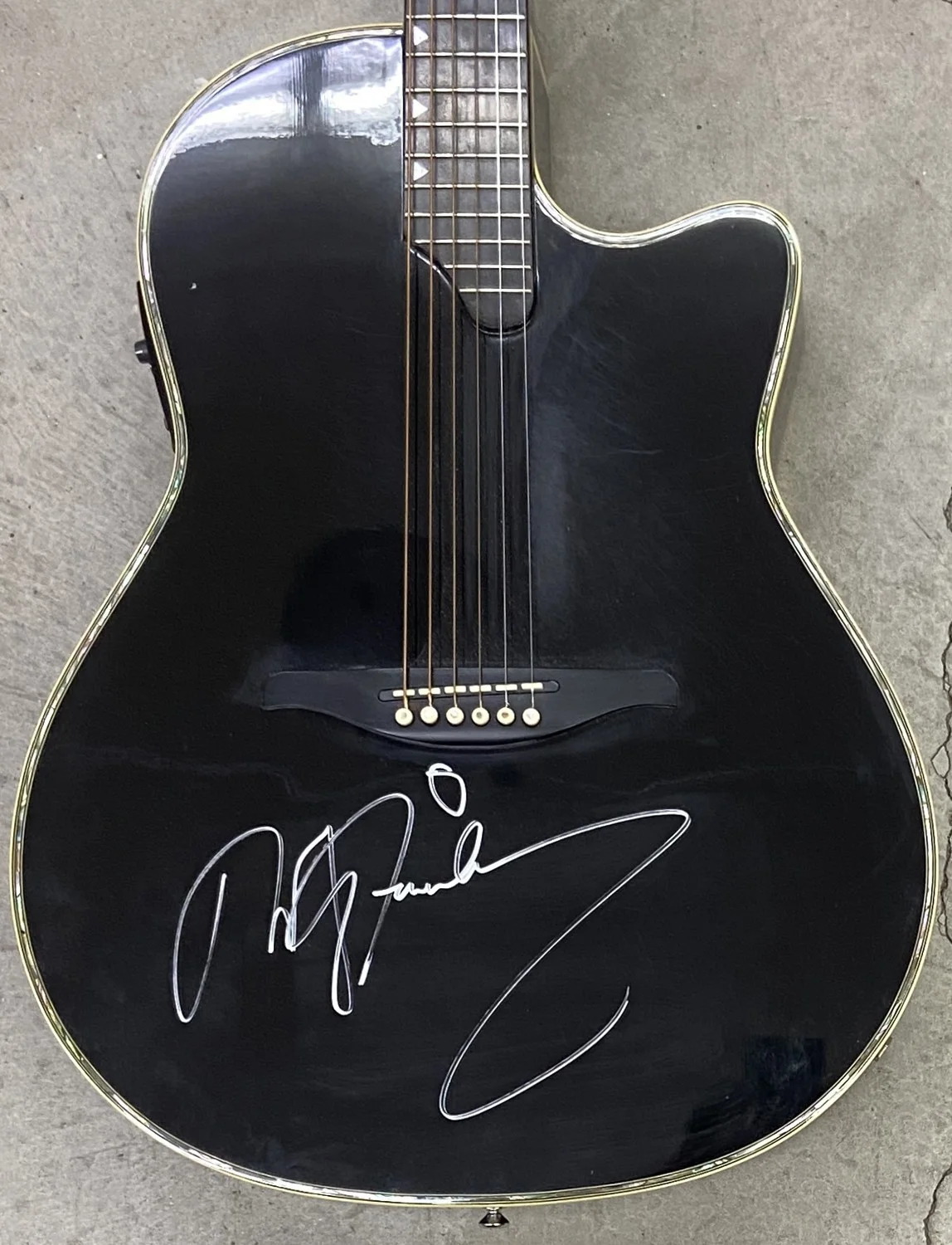 MEGADETH MARTY FRIEDMAN Owned Played Signed Alvarez Yairi DY-88 Acoustic Guitar, image 5