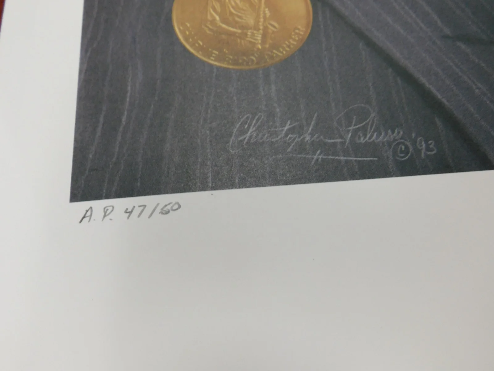 Christopher Paluso Signed Charlie Parker LE Artist Proof 16x20 Lithograph, изображение 4