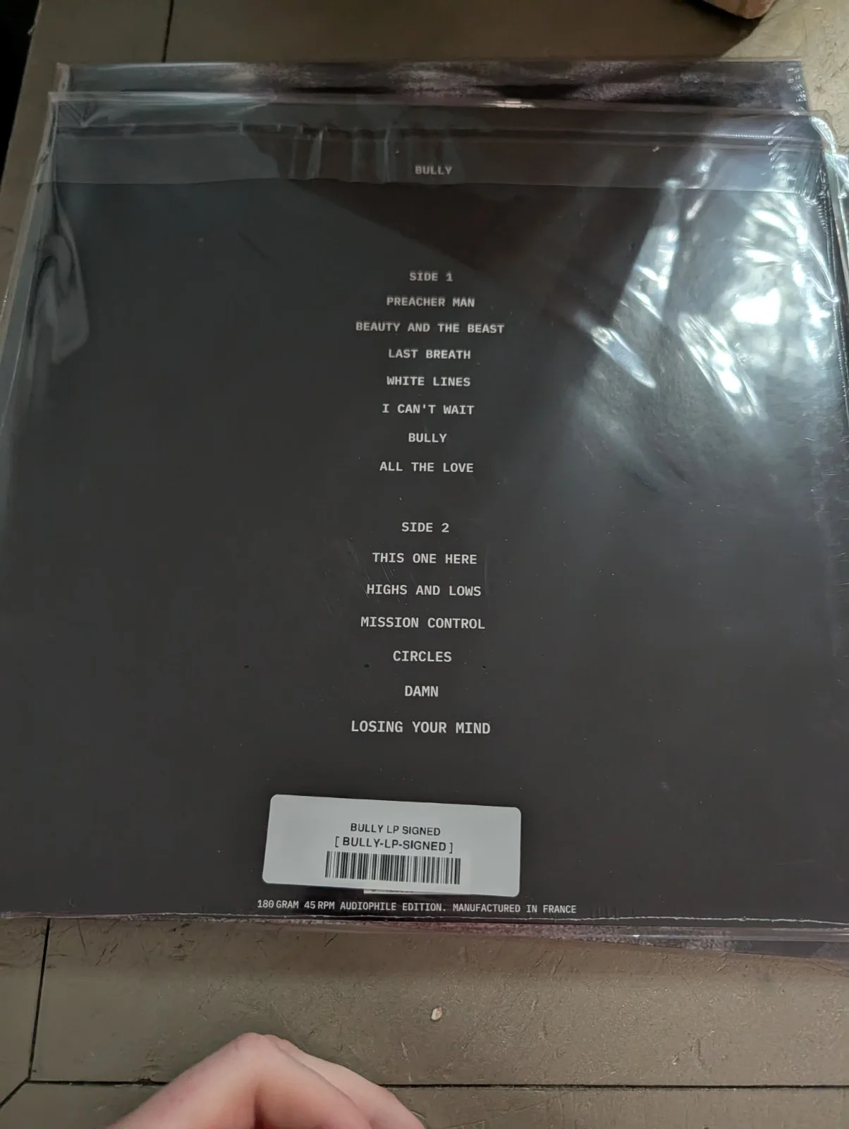 Kanye West Ye BULLY SIGNED Vinyl LP Signed Insert, image 3