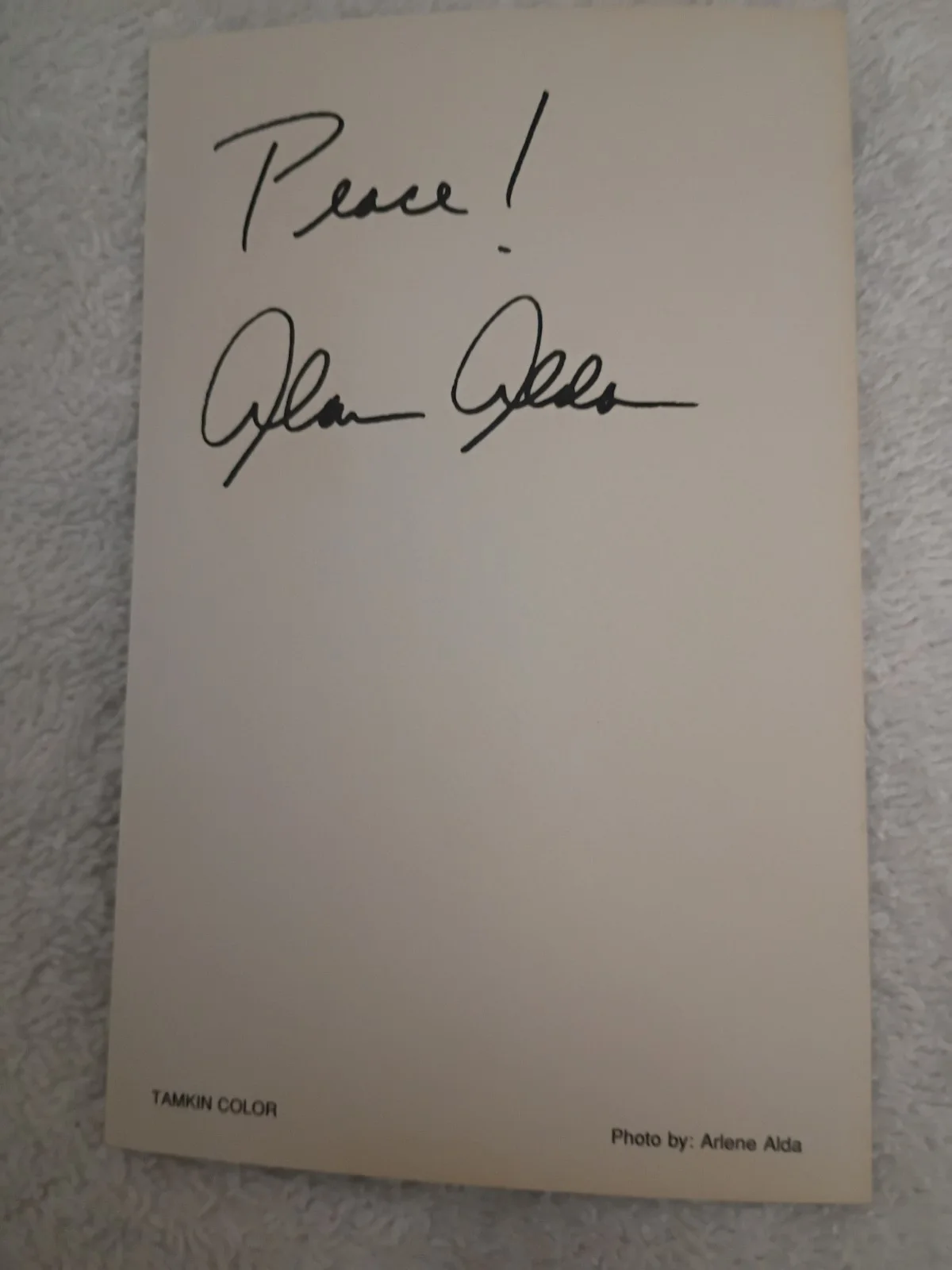 Maureen McCormick Jean Simmons Dick Van Dyke Tina Louise Alan Alda Signed Lot, image 3