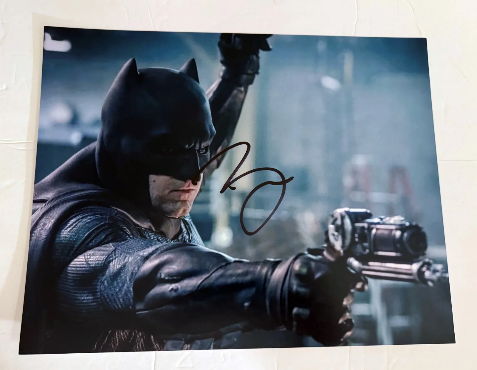 Ben Affleck — BEN AFFLECK SIGNED BATMAN Photo 11x14 Real Autograph DC Comics Dawn of Justice