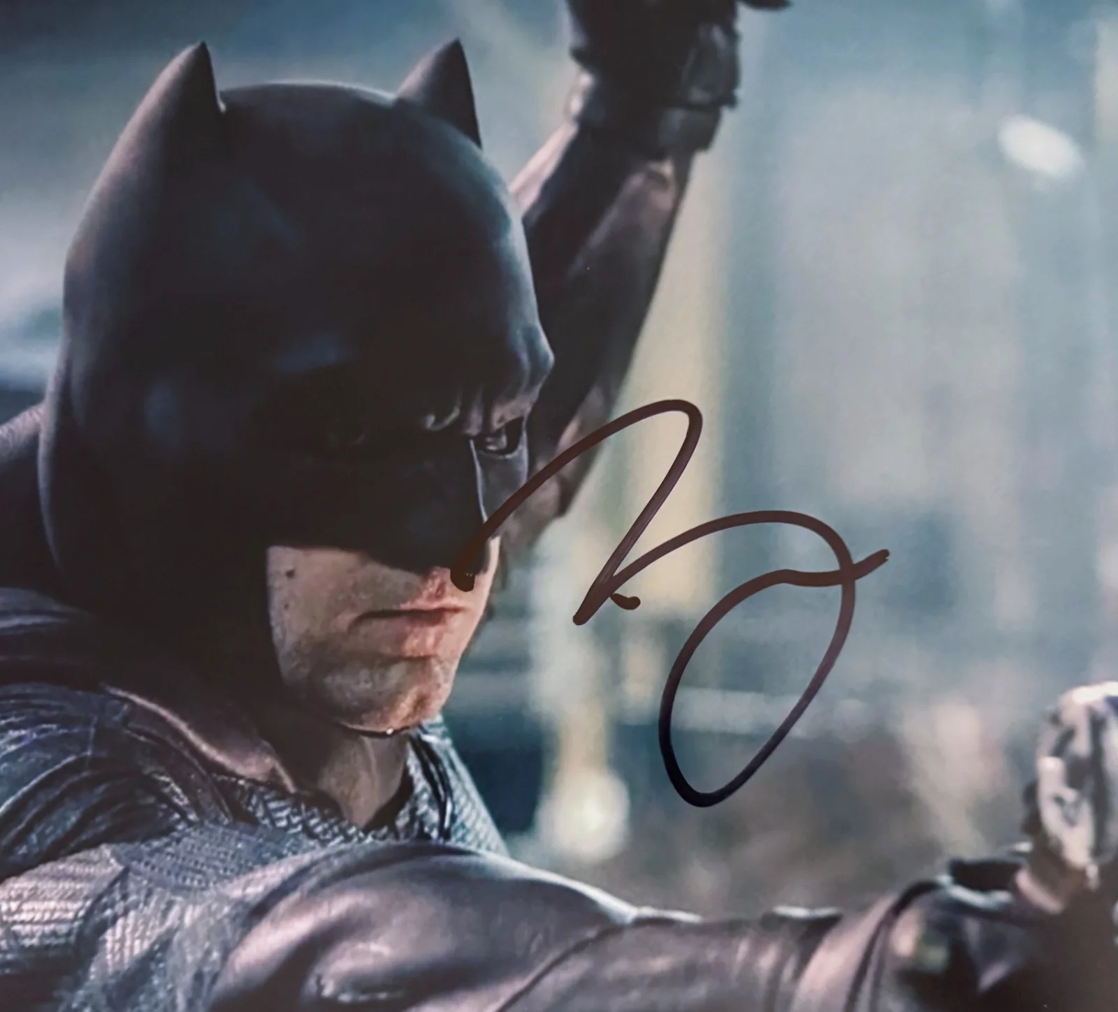 Ben Affleck — BEN AFFLECK SIGNED BATMAN Photo 11x14 Real Autograph DC Comics Dawn of Justice, image 2