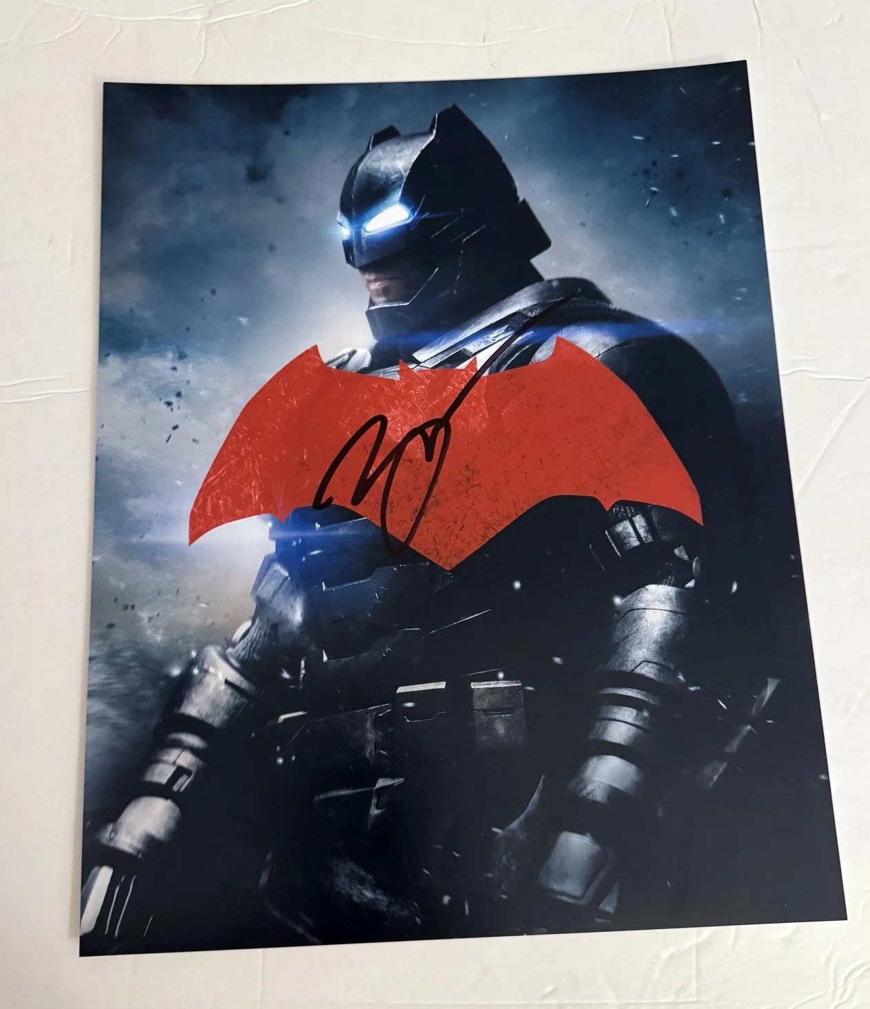 Ben Affleck — BEN AFFLECK SIGNED BATMAN Photo 11x14 Real Autograph Superman V Batman