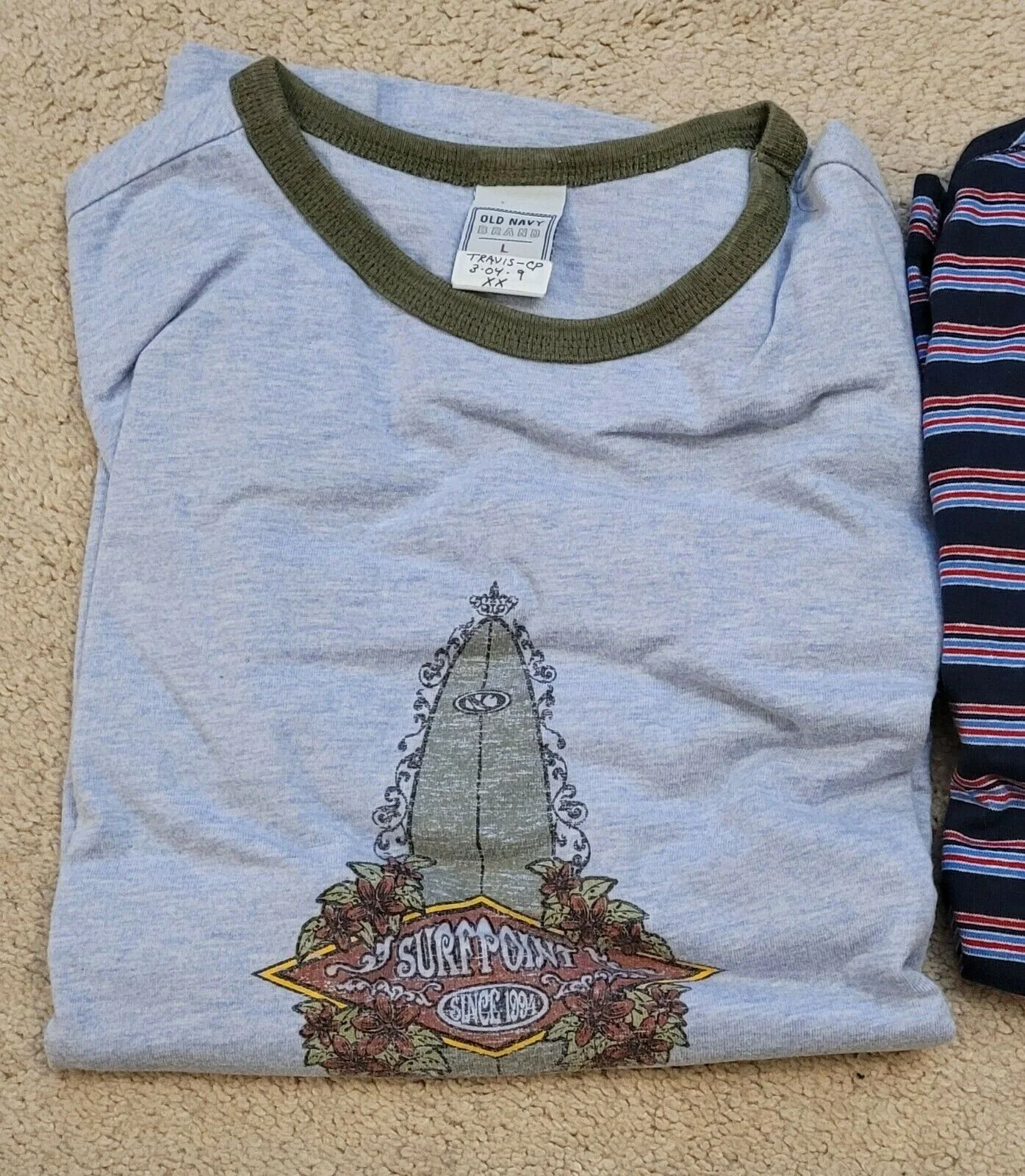 ONE LIFE TO LIVE CHILD ACTOR 2 SHIRTS COA CONNOR PAOLO VERY RARE EARLY STAR, изображение 3
