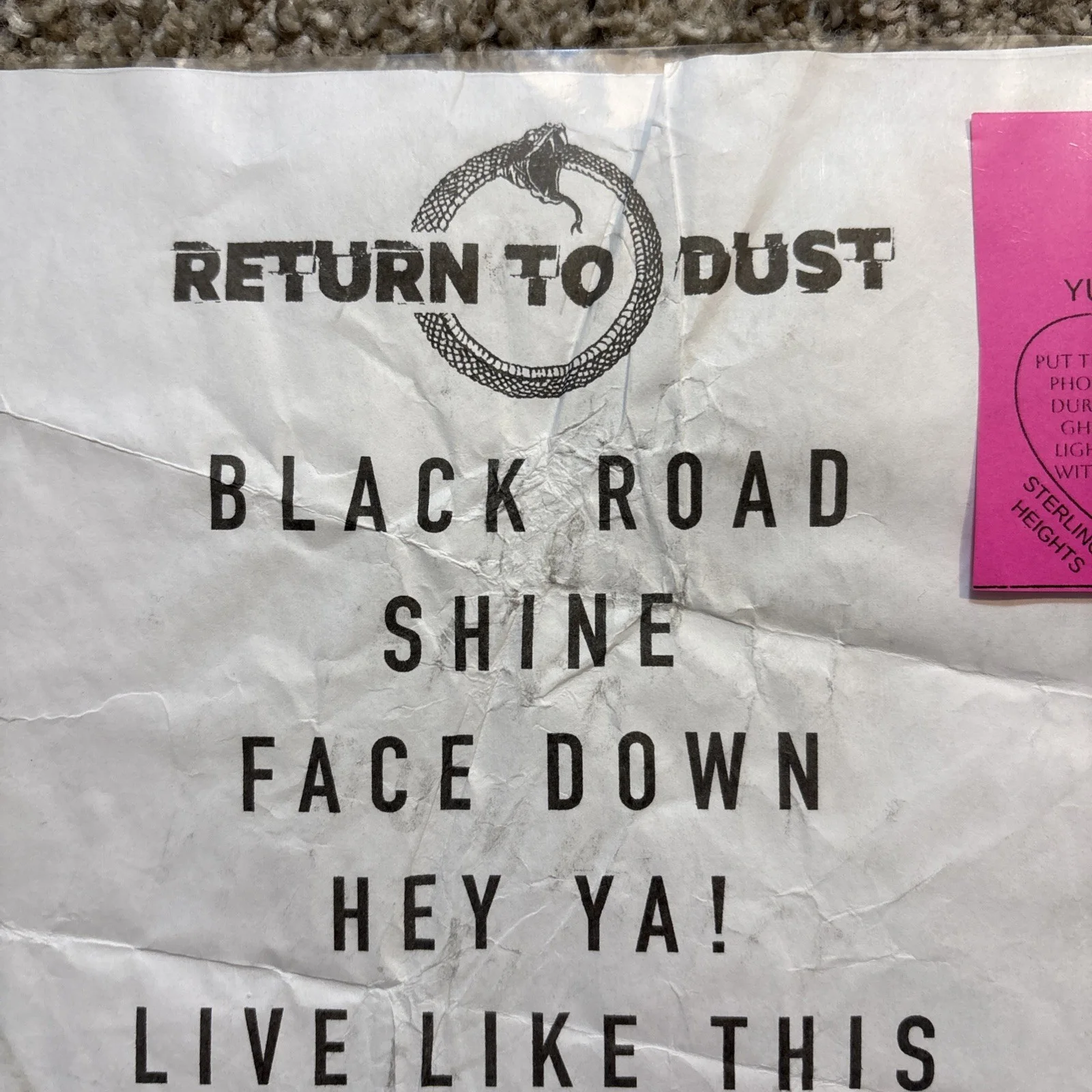 Return To Dust Setlist - 2026 YUNGBLUD IDOLS World Tour + Crowd Cue Confetti, image 3