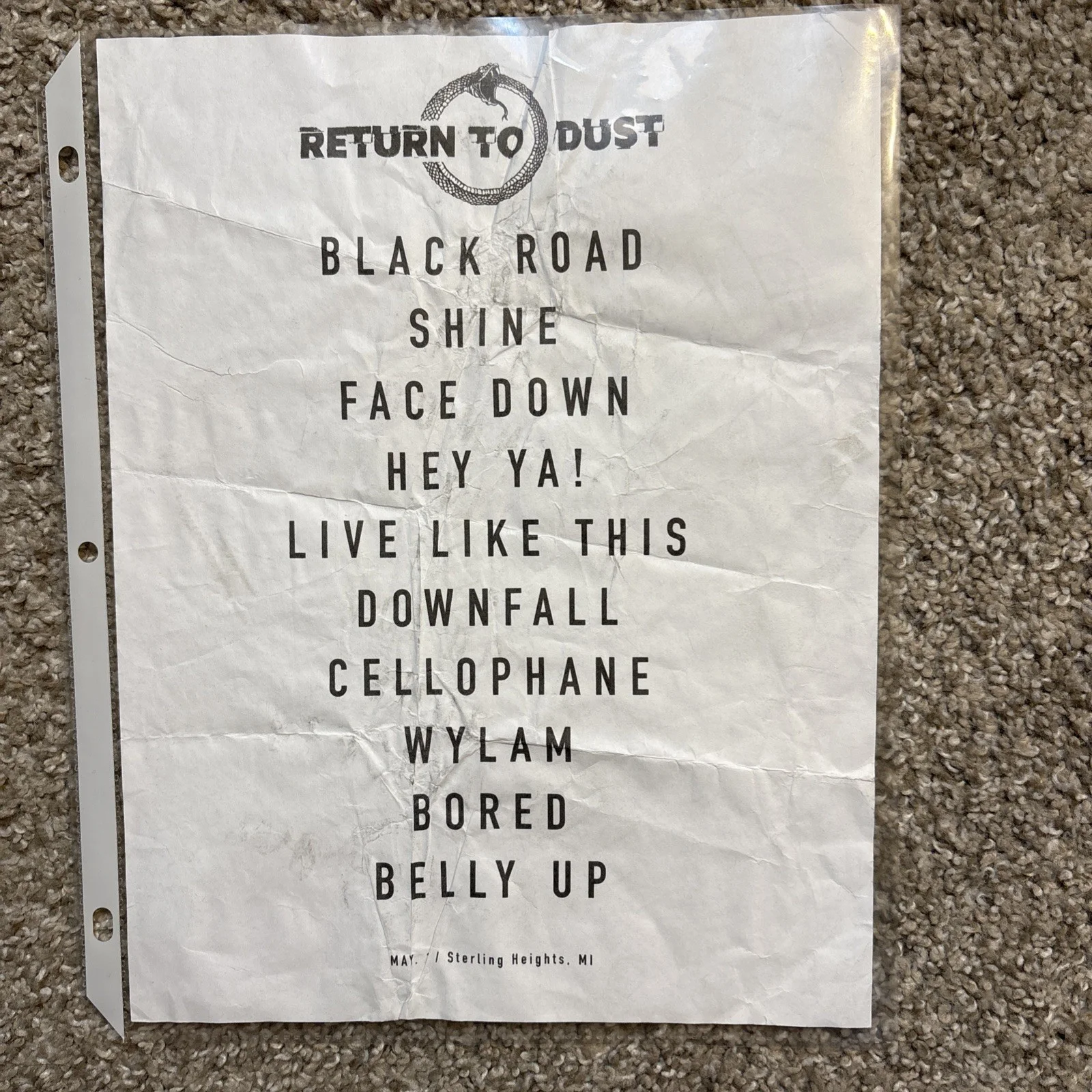 Return To Dust Setlist - 2026 YUNGBLUD IDOLS World Tour + Crowd Cue Confetti, image 5